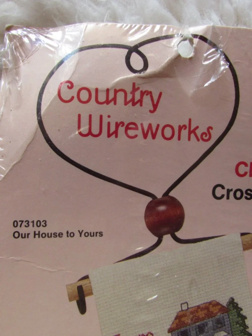 Country Wireworks Christmas Cross-Stitch Kit 073103 Our House to Yours